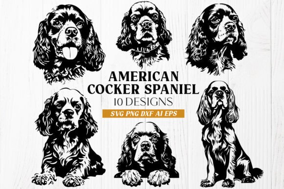American Cocker Spaniel SVG DXF Bundle Review