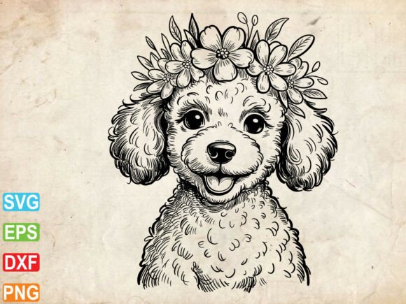 Bichon Frise Dog Clipart for Embroidery Projects