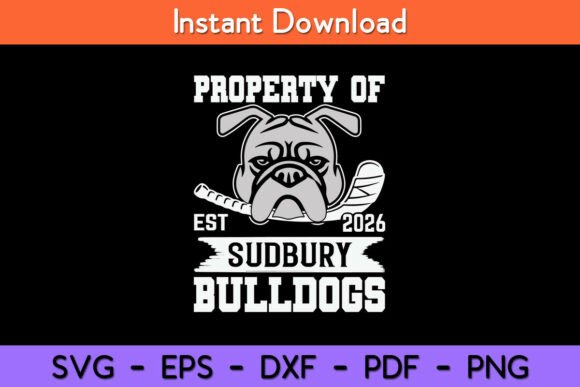 Bulldog Pet Dog Property of Sudbury