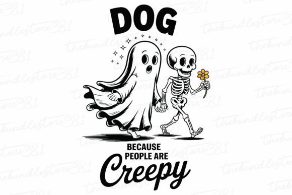 Dog Because People Are Creepy Svg