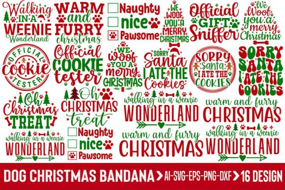 Dog Christmas Bandana Embroidery Design Review