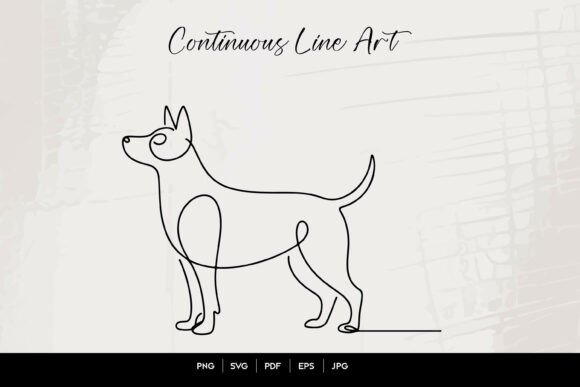 Dog Continuous Line Art Illustration Review