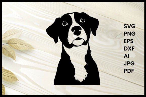 Dog Looking Up Silhouette Vector Review