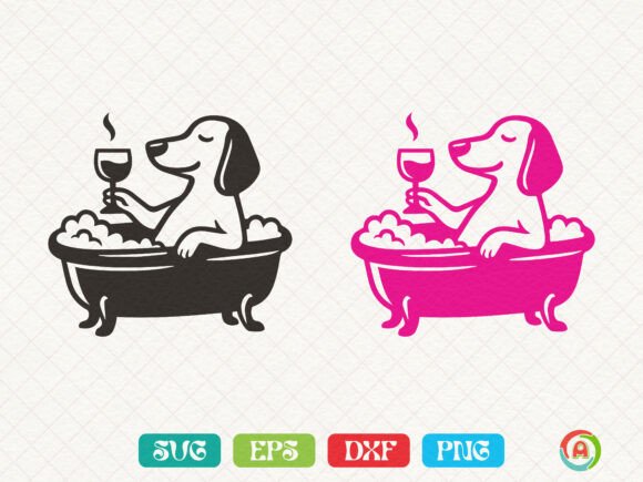 Dog Taking Bubble Bath Embroidery Design Review