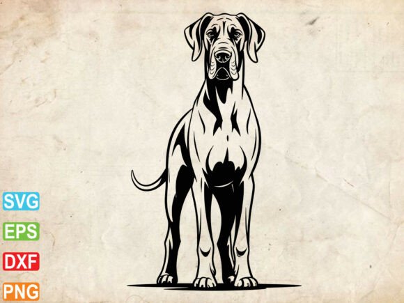 English Pointer Silhouette for Embroidery Projects