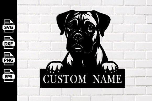 Peeking Dog Custom Name Sign Laser Cut Review