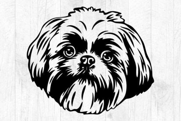 Shih Tzu SVG Design Review for Embroidery Projects